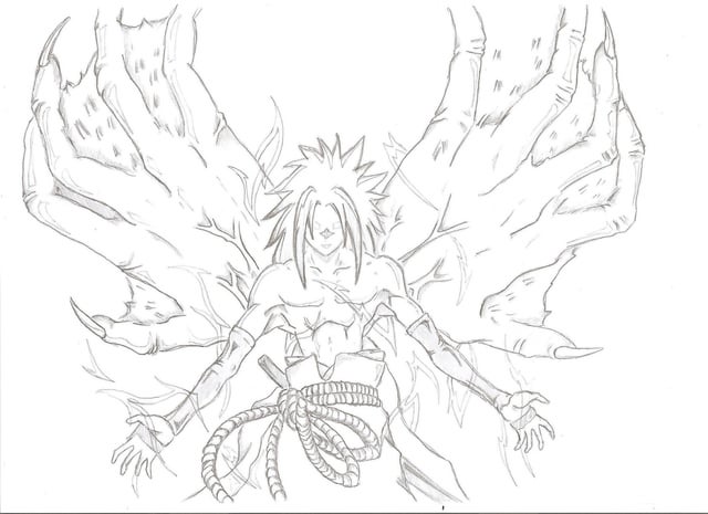 My st sasuke drawing rnaruto