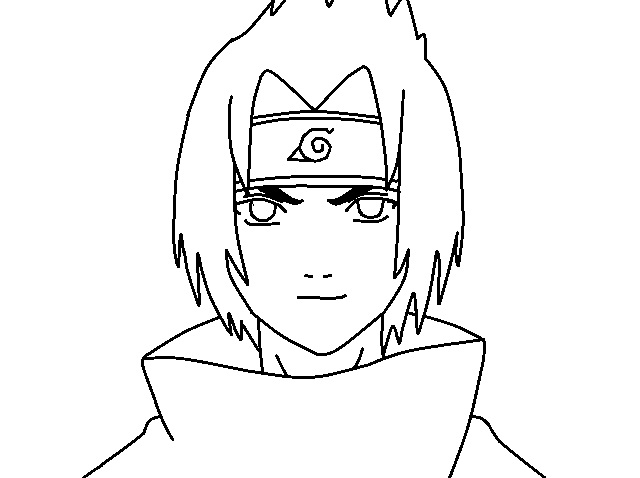 Sasuke coloring page by thewritinggamer on