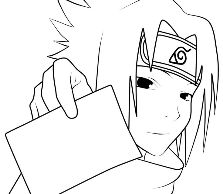 Sasuke coloring pages