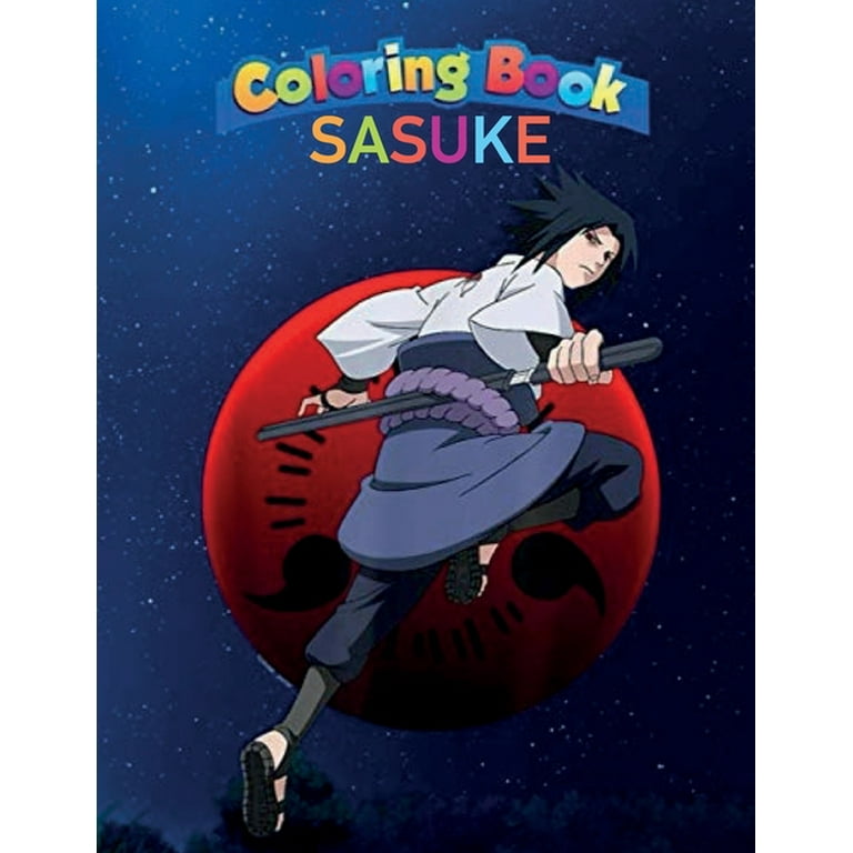 Sasuke shippuden coloring book favorite book ninja coloring books for adult naruto shippuden