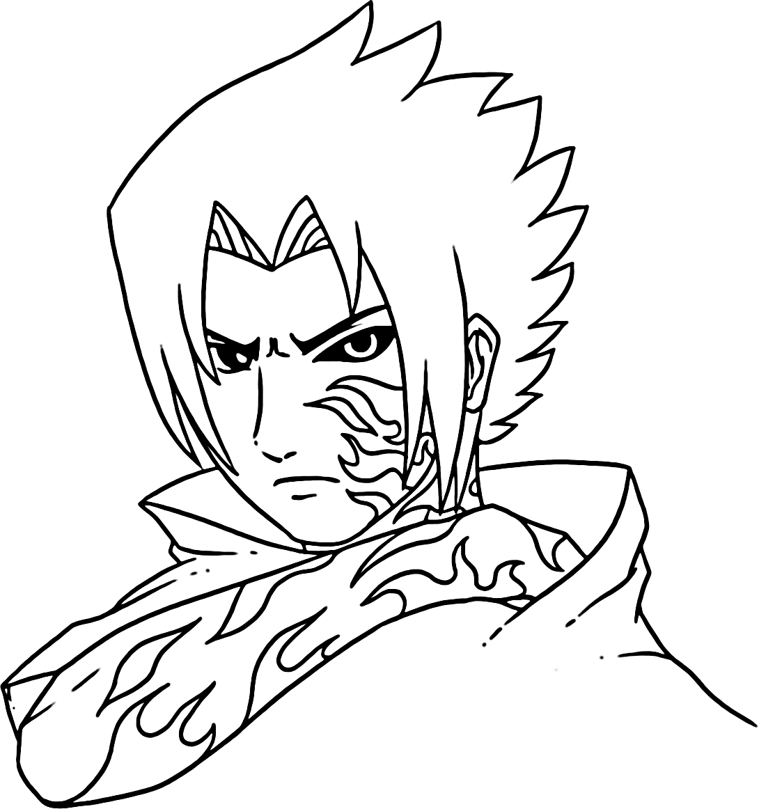 Sasuke coloring pages