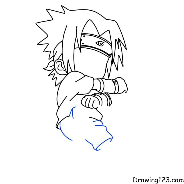 Sasuke drawing tutorial