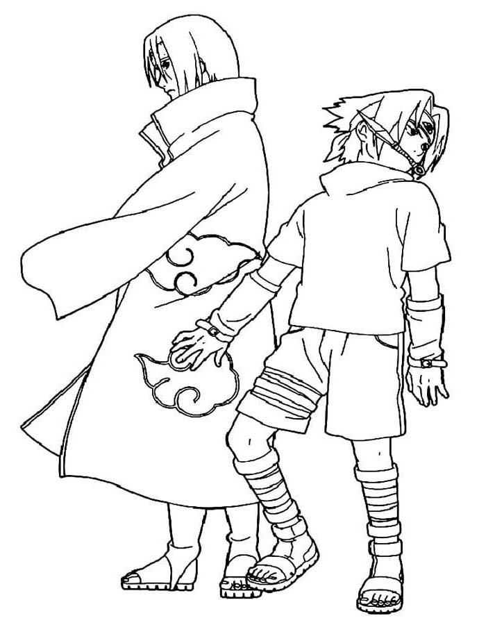 Sasuke coloring pages free personalizable coloring pages