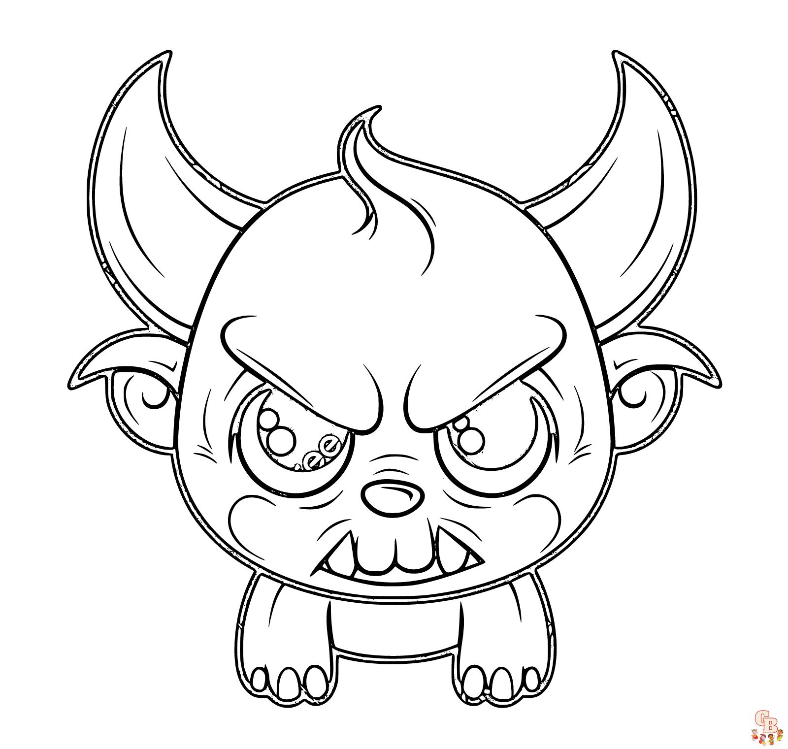 Printable devil coloring pages free for kids and adults