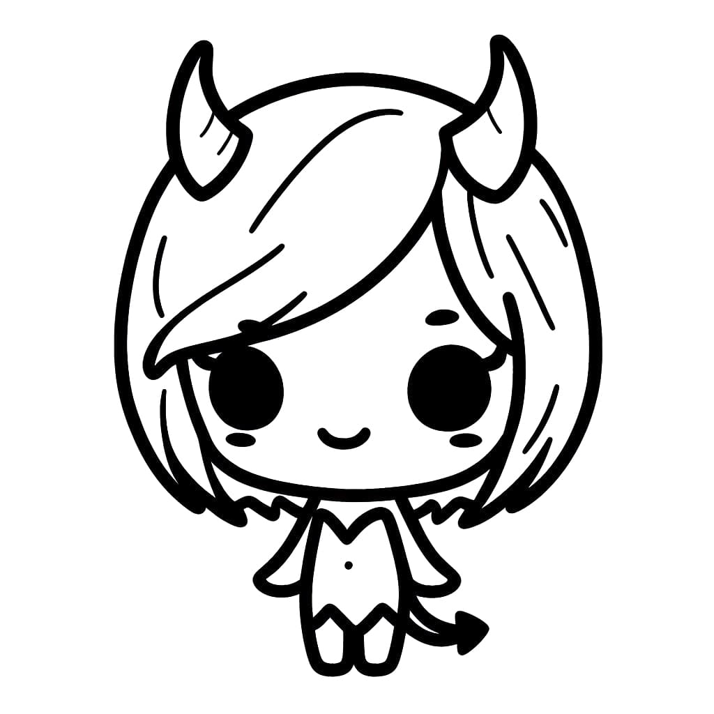 Demon coloring pages