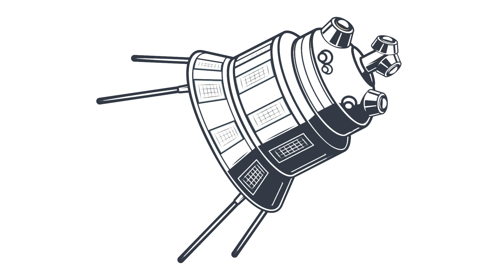 Satellite coloring sheet â kids learning tube
