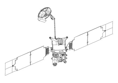 Satellite spacecraft coloring page free printable coloring pages