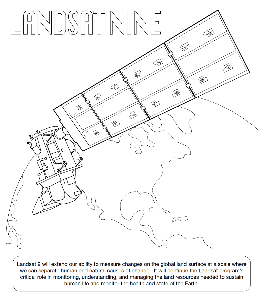 Mission coloring pages science