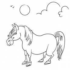 Top free printable horse coloring pages online