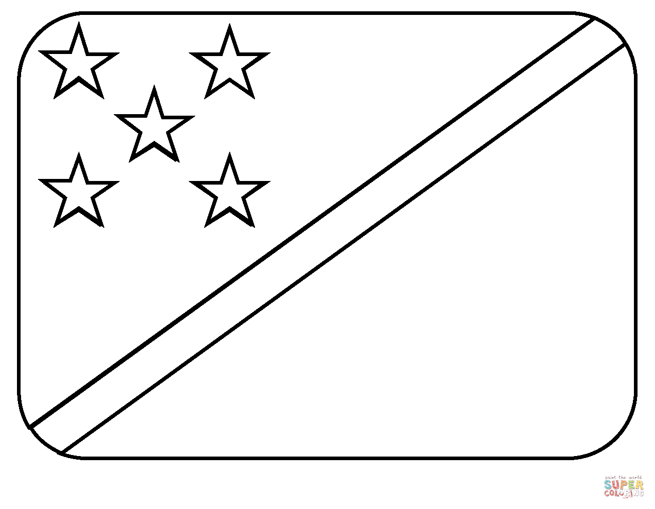 Flag of solomon islands emoji coloring page free printable coloring pages