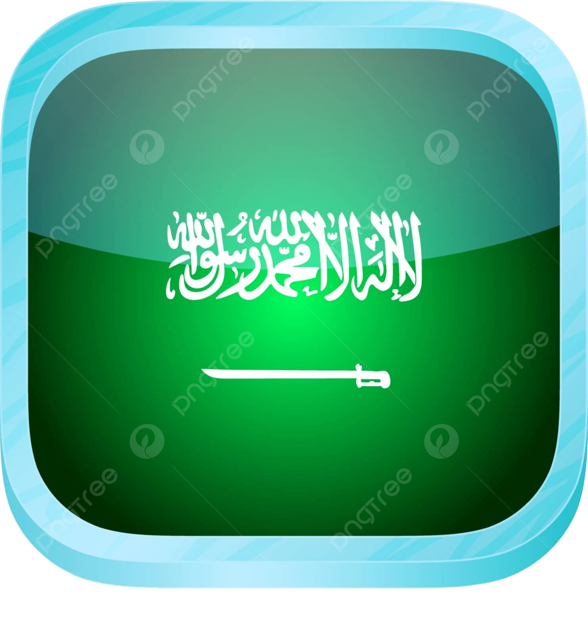 Saudi arabia flag symbols set png transparent images free download vector files