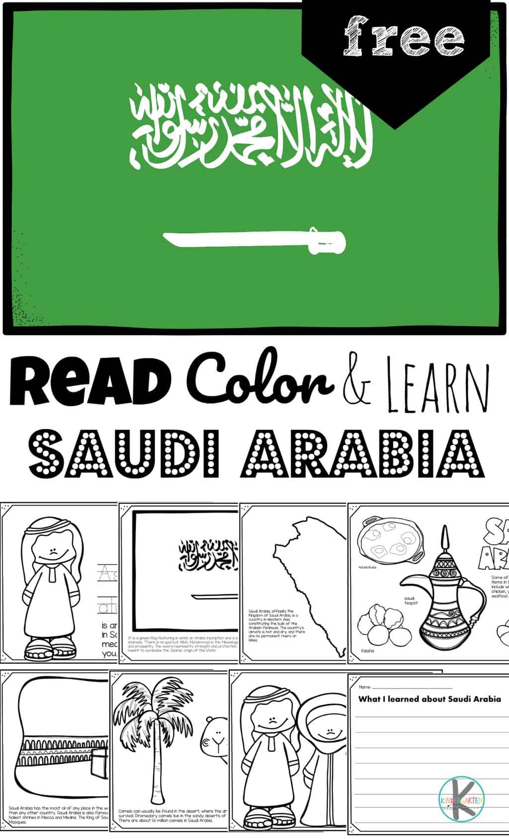 Free saudi arabia coloring pages for kids