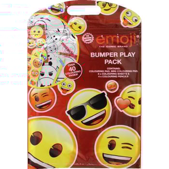 Emoji colouring bumper play pack emoji staffs of alligator books