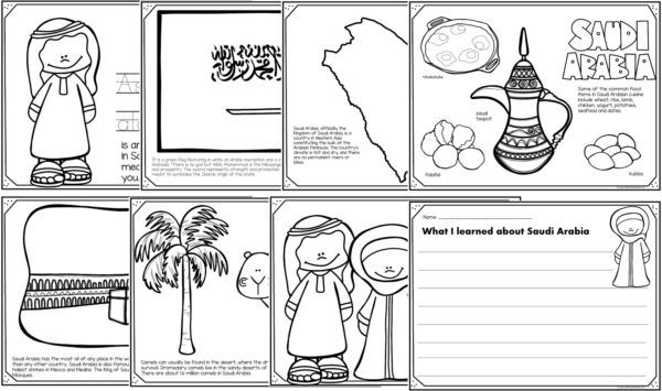 Saudi arabia coloring pages coloring pages for kids coloring pages geography for kids