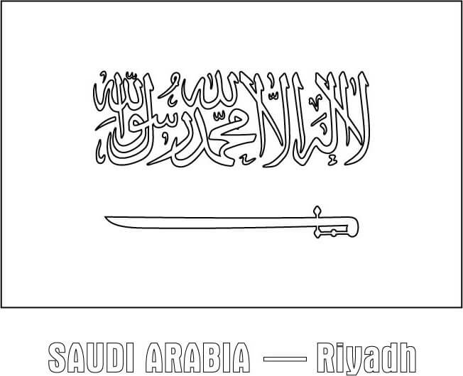 Flag of saudi arabia fãrbung seite