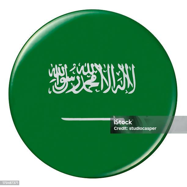 Badge saudi arabian flag stock illustration