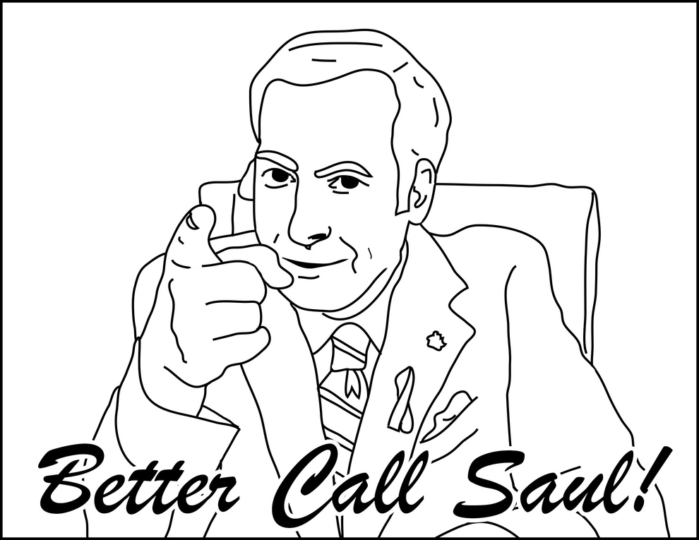 The breaking bad coloring book