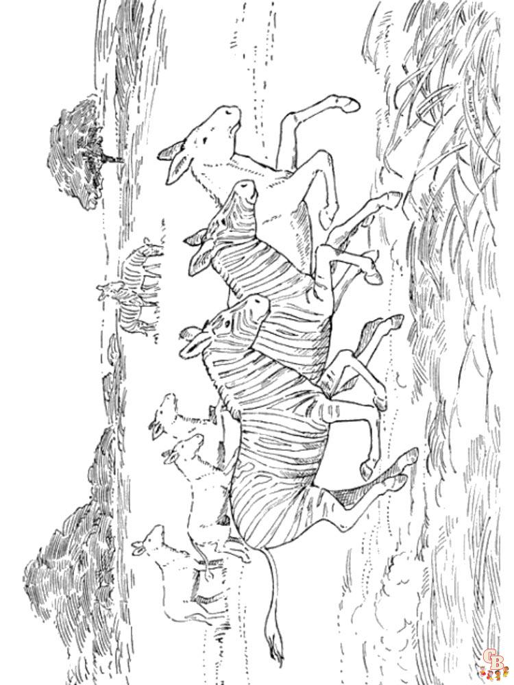 African animals coloring pages
