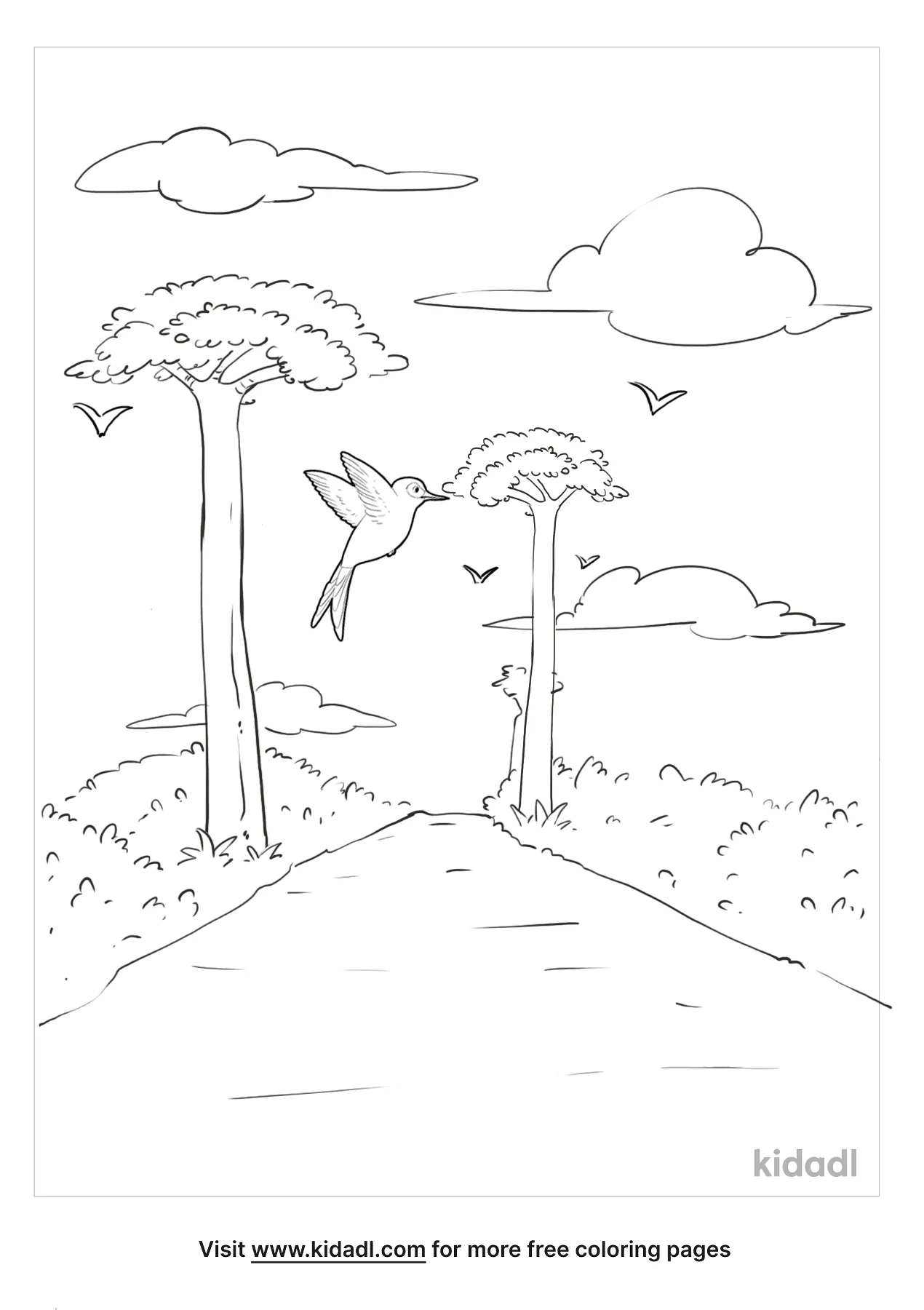 Free african savanna coloring page coloring page printables
