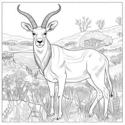 Antelope pages for kids
