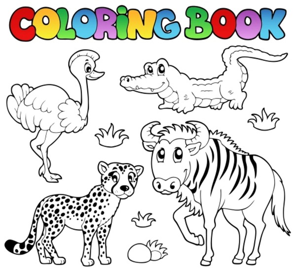 Antelope coloring book images stock photos d objects vectors