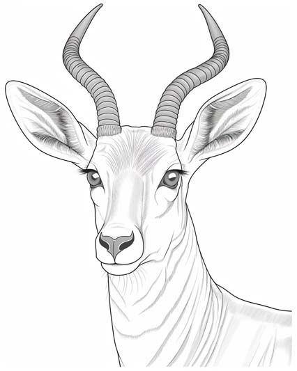Antelope pages for kids