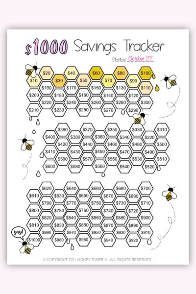 Bee k savings tracker â money tamer