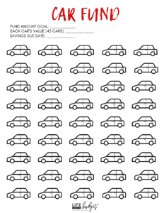 Free printable savings tracker coloring pages