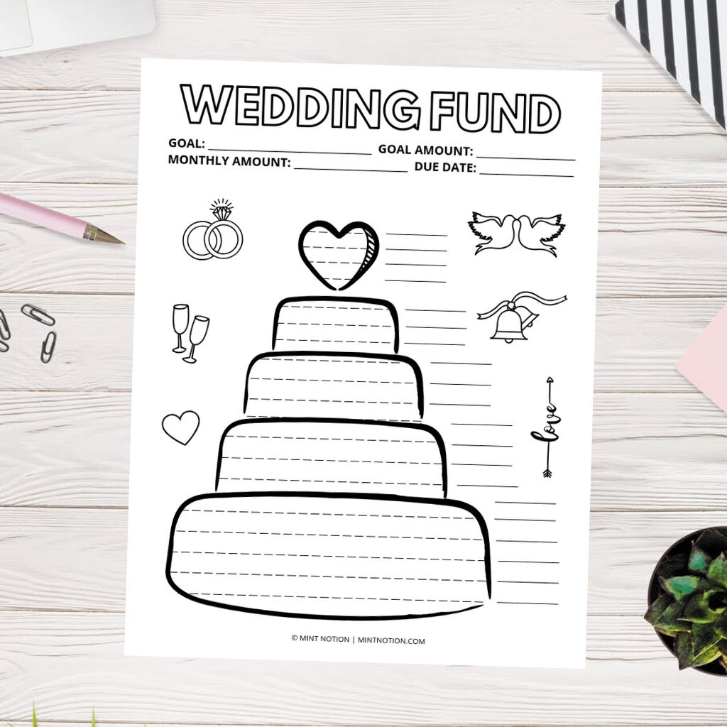 Savings tracker printables to visualize your progress