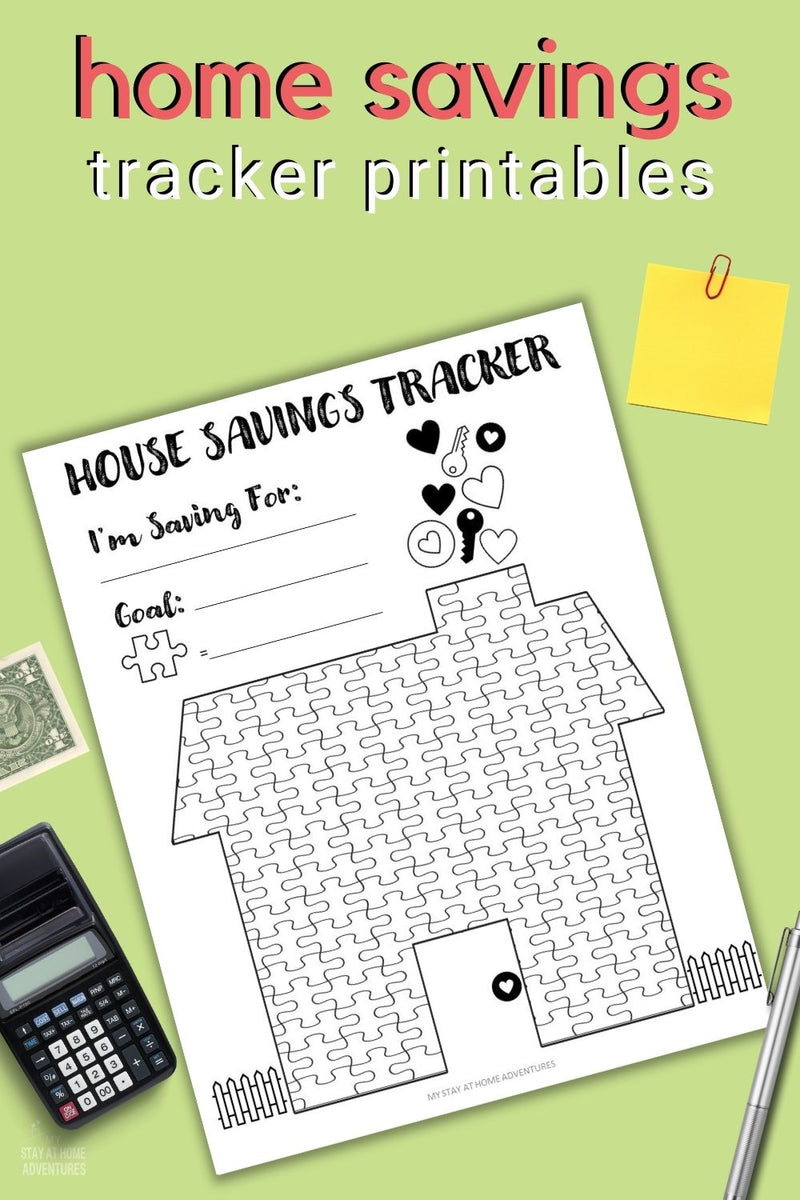 House savings tracker printable â cash envelopes template