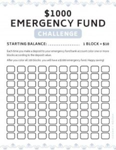 Free money tracker printables