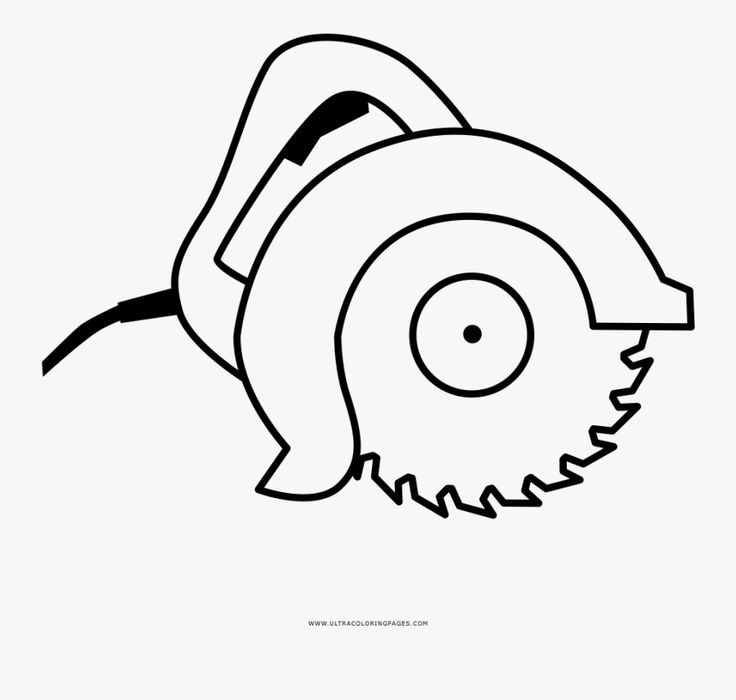 Circular saw coloring page transparent clipart coloring pages circular saw clip art