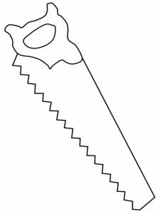 Saw coloring page fathers day crafts coloring pages applique quilts