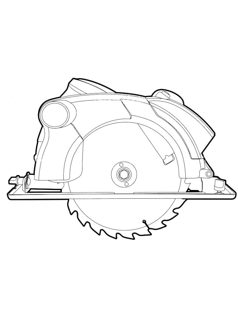 Tools coloring pages