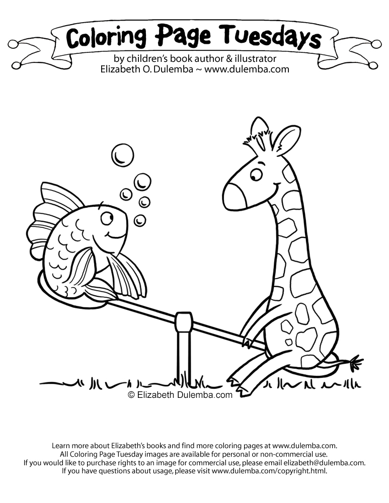 Coloring page tuesday