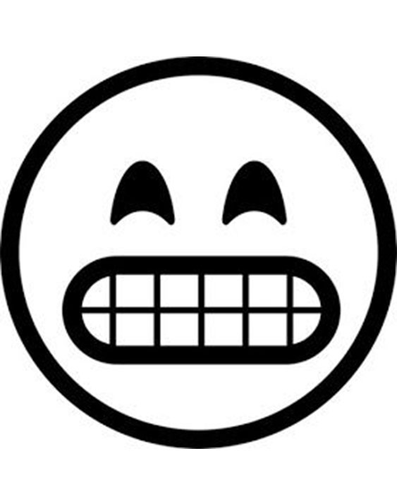 Free easy to print emoji coloring pages