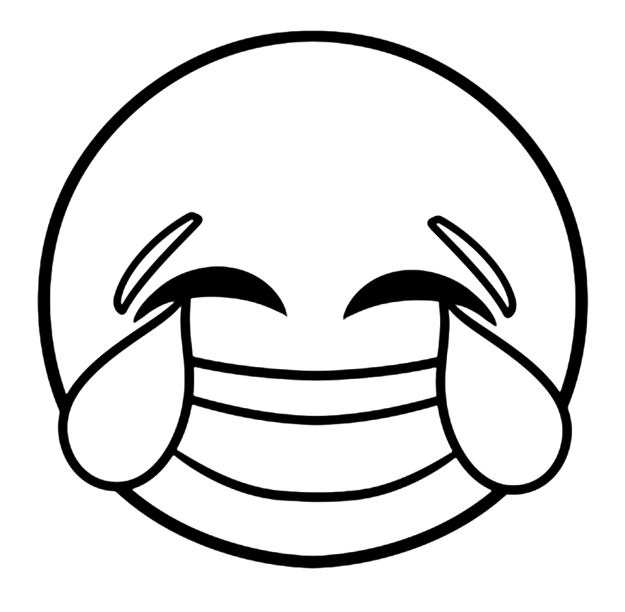 Free printable emoji coloring pages