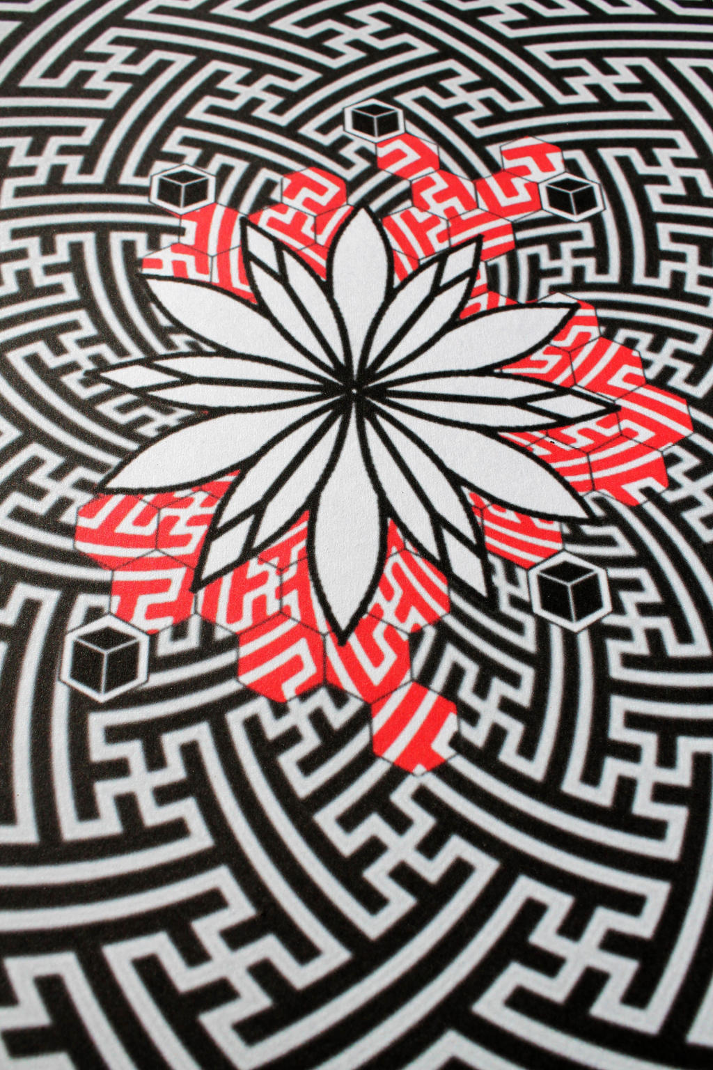 Sayagata mandala by joeycosmostattoo on