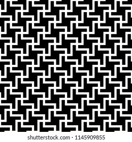Sayagata pattern repeated interlocking manji background stock vector royalty free
