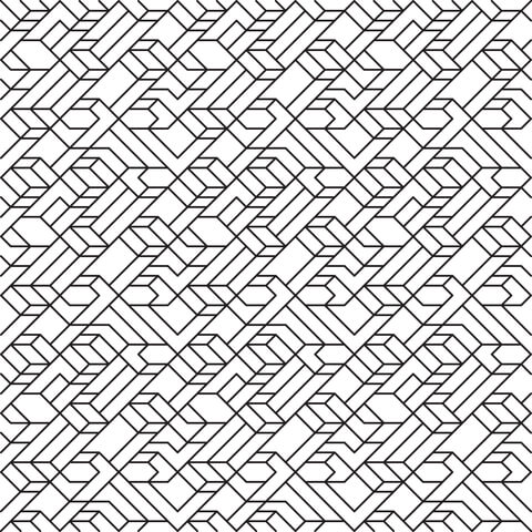 V line tiled pattern coloring page free printable coloring pages