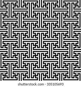 Sayagata pattern vector seamless geometric pattern stock vector royalty free