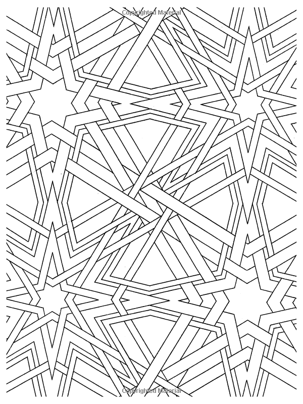 Spectacular star designs dover design coloring books pattern coloring pages detailed coloring pages designs coloring books