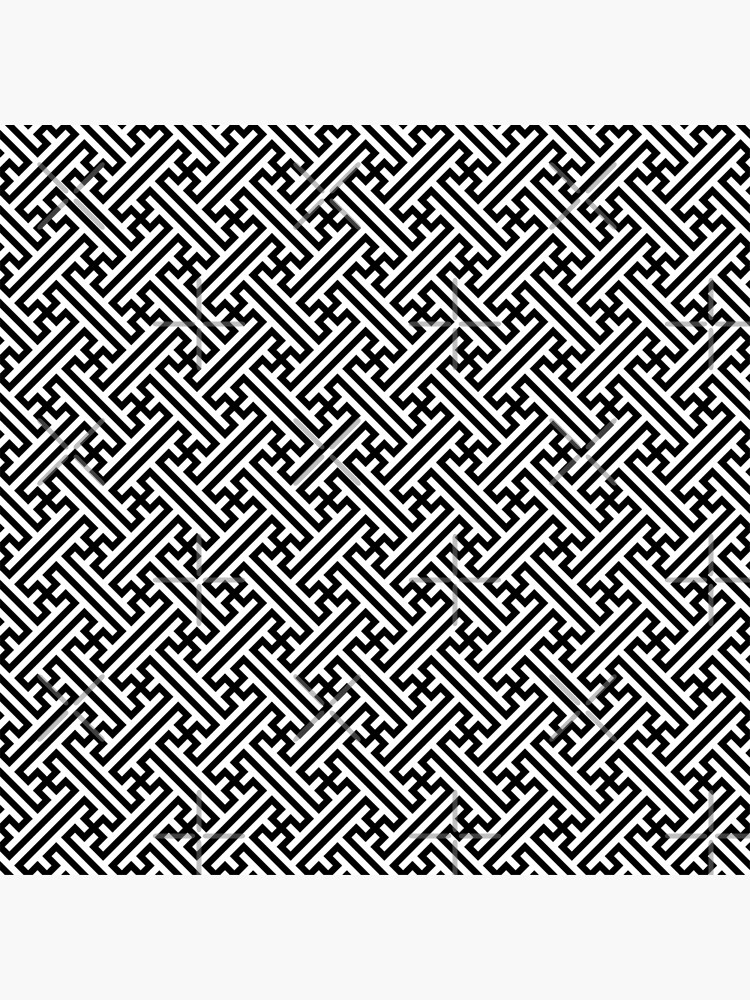 Sayagata pattern art board print for sale by elfina