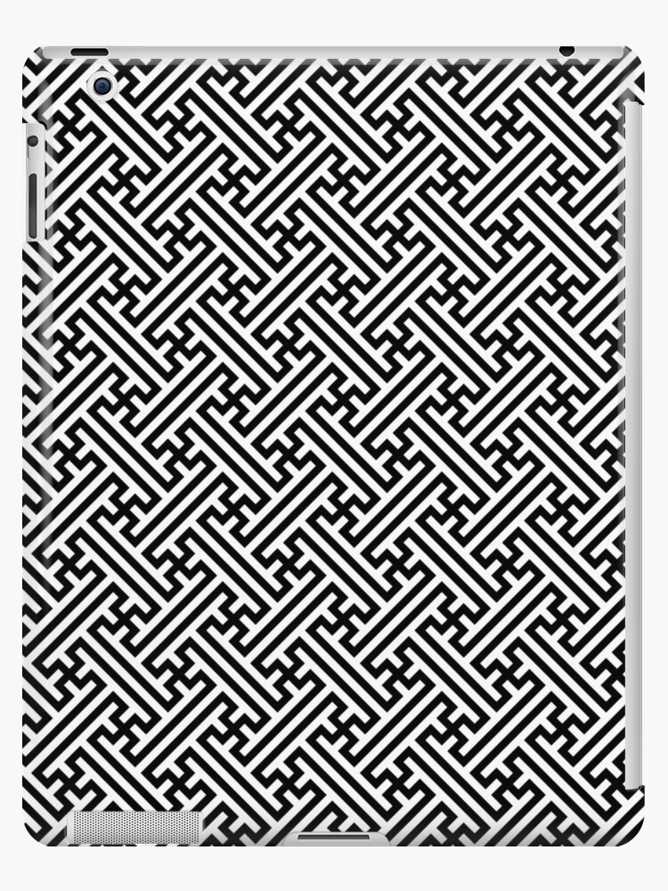 Sayagata pattern ipad case skin for sale by elfina