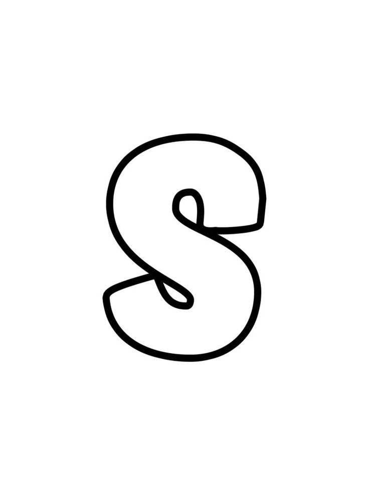 Free printable bubble letters