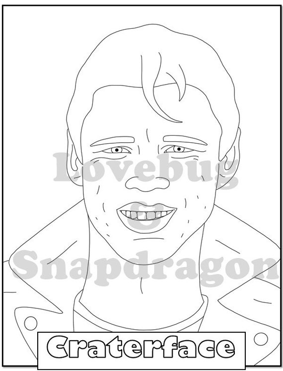 Grease digital adult coloring book instant print pdf indoor activity secret santa art therapy coloring pages s movie travolta