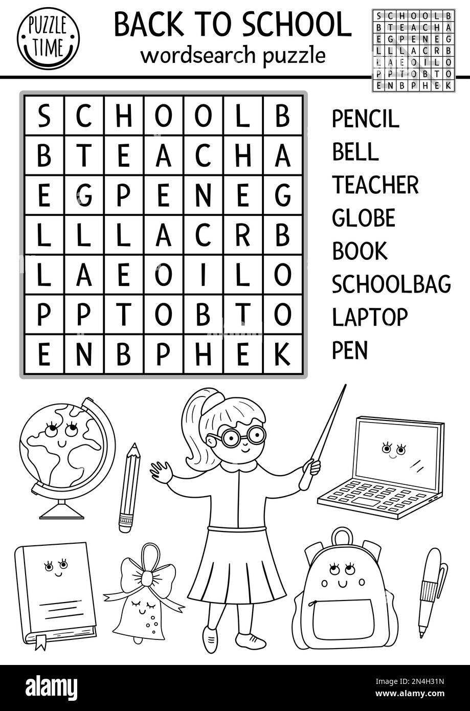 Crossword puzzle book stock vector images