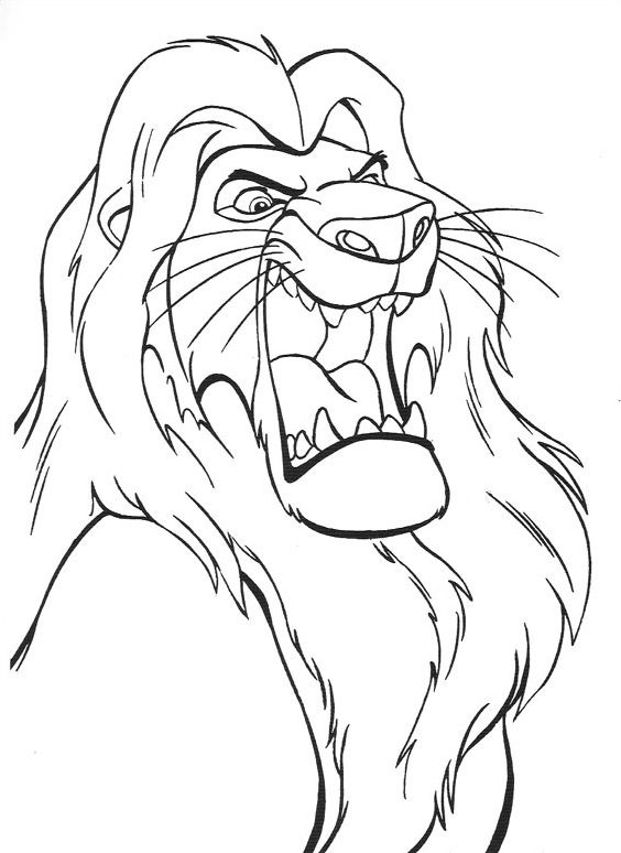 The lion king coloring pages printable