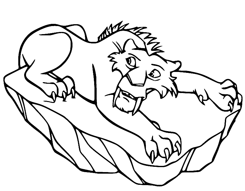 Ice age coloring pages printable for free download