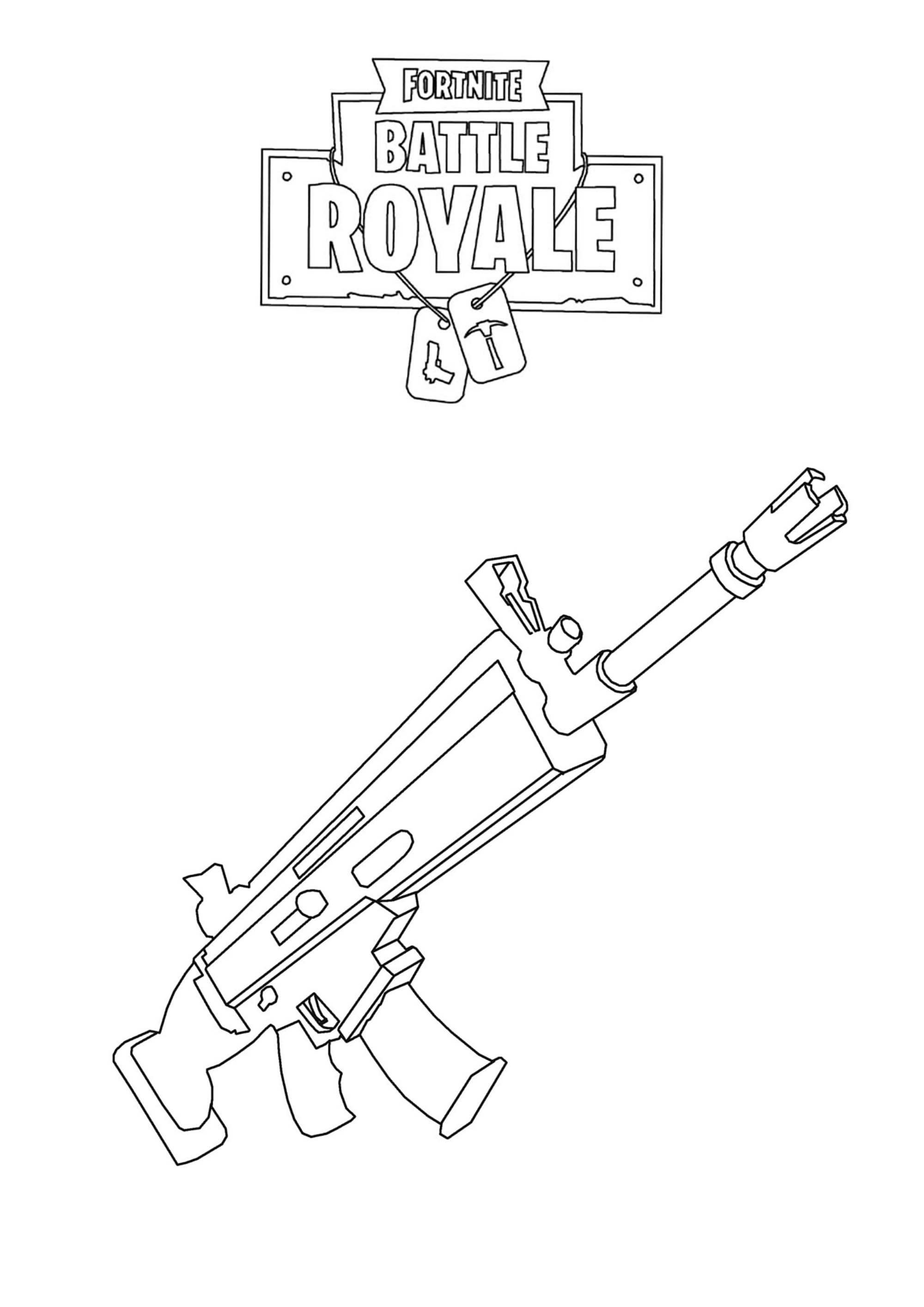 Fortnite battle royale scar h